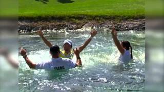 LPGA Top Ten Leaps into Poppies Pond [upl. by Nnylf]