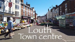 A walk around Louth Lincolnshire market town centre 2019 see what it’s like [upl. by Ailahs414]