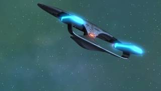 Star Ships named Enterprise  fan CGI animation [upl. by Rebmac]