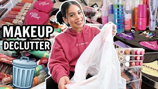 DECLUTTERING amp ORGANIZING MY ENTIRE MAKEUP COLLECTION pre spring cleaning [upl. by Nauqyaj]