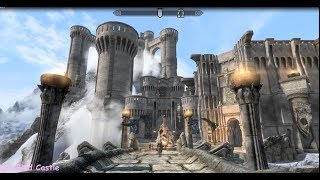 Sjel Blad Castle  Skyrim Special Edition House Mod [upl. by Hymie]