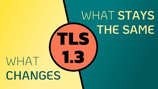 TLS 13  What Changes What stays the same [upl. by Maurine]