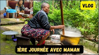 Belle Maman soccupe de Dior Elle cuisine le meilleur Couscous Nkui [upl. by Brunella]