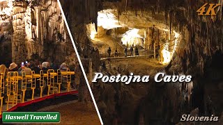 Spectacular Postojna Caves Postojnska Jama – Slovenia Travel 4K [upl. by Grove]