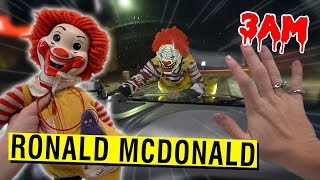 DO NOT GO TO MCDONALDS AT 3AM CHALLENGE RONALD MCDONALD CHASED US [upl. by Oswal]