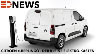 2021 Citroen eBerlingo technische Daten Reichweite Leistung  Electric Drive News [upl. by Eibreh]