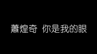 蕭煌奇 你是我的眼 無損音樂FLAC 歌詞LYRICS 純享 [upl. by Hayne]