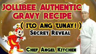 JOLLIBEE SECRET GRAVY RECIPE REVEALED  GRAVY RECIPE [upl. by Rossing]