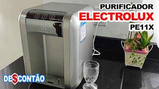 Purificador de Água Prata com Painel Touch Bivolt PE11X  Electrolux [upl. by Ettennal99]