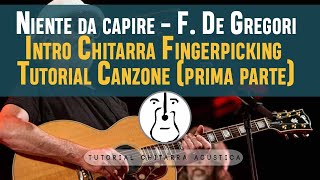 Intro Chitarra  Niente da capire  Francesco De Gregori  Parte 1 [upl. by Sema]