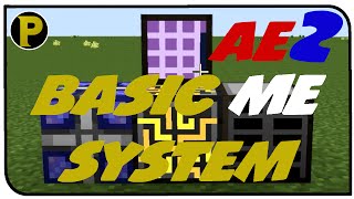 How To Make A MESystem Applied Energistics 2 Modded Minecraft TUTORIAL [upl. by Nyar]