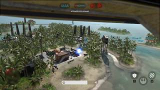 Star Wars Battlefront UWing Gameplay [upl. by Ardnoed]