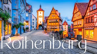 Discover the Enchanting Beauty of Rothenburg ob der Tauber [upl. by Ymot]