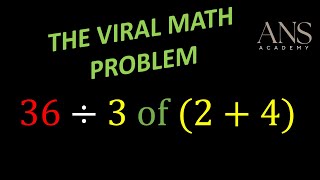 This Viral Math Problem BROKE The Internet [upl. by Ducan103]