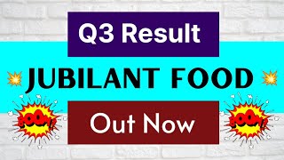 Jubilant food q3 results • Jubilant food q3 results 2024 • Jubilant food share latest news [upl. by Wolfson]