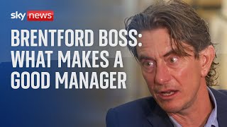 Brentford boss Thomas Frank on what makes a successful football manager [upl. by Kiri]