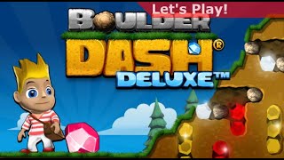 Lets Play Boulder Dash Deluxe [upl. by Obel]