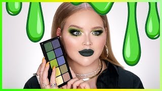 THE GREEN MAKEUP CHALLENGE  NikkieTutorials [upl. by Zaccaria]