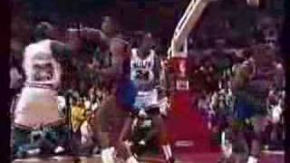 Chicago Bulls  Detroit Pistons  1991 Playoffs  ECF Game 1 The statement game [upl. by Ynnaej]