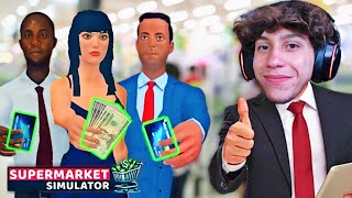 I Opened A Supermarket amp SCAMMED Everyone  Supermarket Simulator  Part 1 [upl. by Assenej]