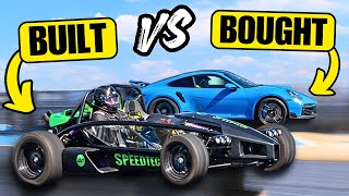 1000BHP ATOM VS 1000BHP PORSCHE 911  MANUAL VS AUTO [upl. by Rovelli]