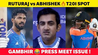 RUTURAJ vs A SHARMA 😱 இது நியாயமா  GAMBHIR 😂 Press Meet issue 💥 KL Rahul Comeback in T20 Possible [upl. by Alial]