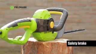 FZN 2002E Electric swivel hedge trimmer Fieldmann [upl. by Atiner963]