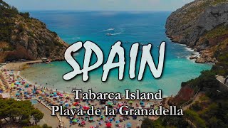 Travel Spain  TABARCA Island  Playa de la GRANADELLA [upl. by Ryter]