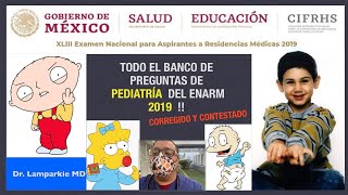 😱⚡️ Todo el BANCO DE PREGUNTAS de PEDIATRÍA del ENARM 2019 [upl. by Yanaton]