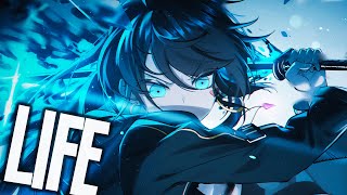 Nightcore  NEFFEX  Life Lyrics [upl. by Garold]