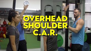 Kinstretch Overhead Shoulder CARs Improve Mobility [upl. by Airbmat981]