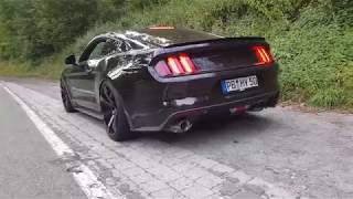 BCE Exhaust Klappenauspuff Mustang GT [upl. by Nidnerb]