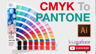 How to convert CMYK to Pantone in Adobe Illustrator and Photoshop for versions prior to 2023 [upl. by Ecnerual]