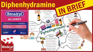 Diphenhydramine Hydrochloride  Benadryl  What is Diphenhydramine Uses Dosage amp Side Effects [upl. by Coffee]