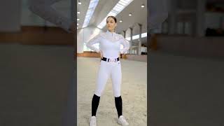 Equestrian Breeches White Ladies Clothing Pants Horse Ridingequestriantackhaul equestrianrider [upl. by Atinram473]