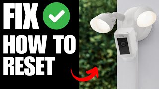 How To Reset Ring Floodlight Cam Camera  Step by Step [upl. by Iilek128]