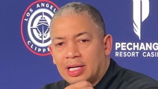 Tyronn Lue Reacts To Clippers Loss Against Pacers [upl. by Costello329]