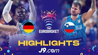 Germany 🇩🇪  Slovenia 🇸🇮  Game Highlights  FIBA EuroBasket 2022 [upl. by Hinze]