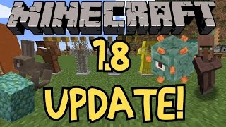 Minecraft 18 Update Overview NEW BOSS NEW MOBS BLOCKS AND KILLER RABBIT [upl. by Ahselef]