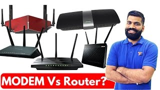 MODEM Vs Router The BIG Difference [upl. by Otreblaug]