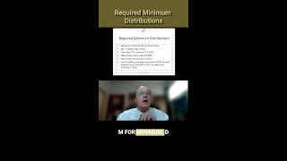 Required Minimum Distributions [upl. by Teodora519]