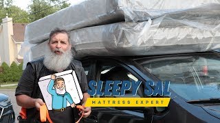 How to transport a mattress safely on top of any car or suv [upl. by Warren]