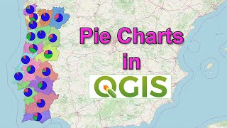 Visualizing Geospatial Data with Pie Charts using QGIS 3 [upl. by Ylicec736]