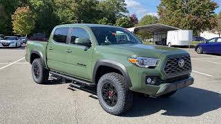 You Must See this 2021 Tacoma TRD OffRoad in Army Green with XP Predator Package [upl. by Trik]