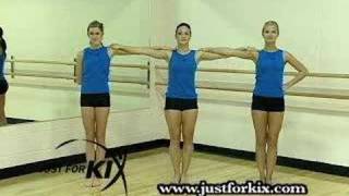 Straight Kicks Dance Tutorial and Demonstration from Just For Kix [upl. by Reilly506]