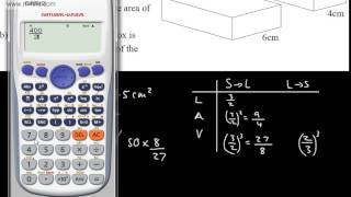 GCSE Maths  Scale Factor Enlargements of Soilds Similar Shapes Higher A Star OCR AQA [upl. by Ecirtnom931]