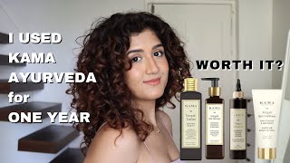 I tried Kama Ayurveda Bringadi Range for ONE YEAR  1 year REVIEW [upl. by Tareyn591]