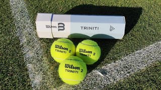 Wilson Triniti Tennis Balls  Durable and Eco friendly [upl. by Enomed263]