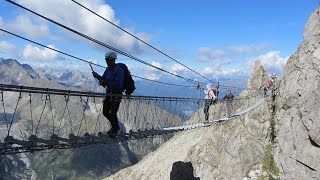 VIA FERRATA SENTIERO DEI FIORI [upl. by Elleinwad]