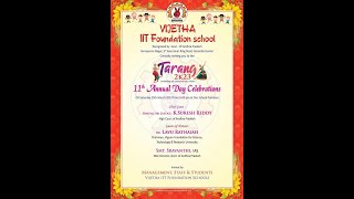 VIJETHA IIT FOUNDATION 11th ANNUAL DAY CELEBRATIONS  25032023 [upl. by Savick]